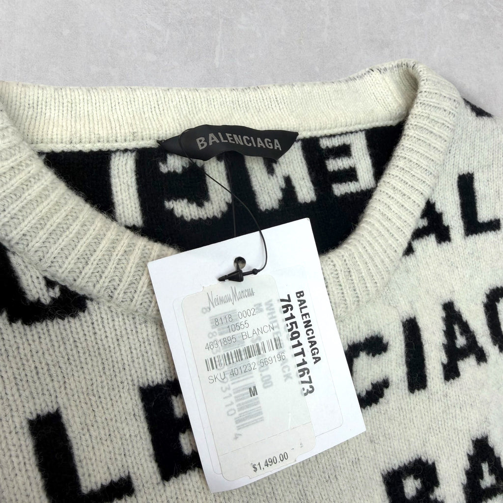 Balenciaga Jacquard Sweater M