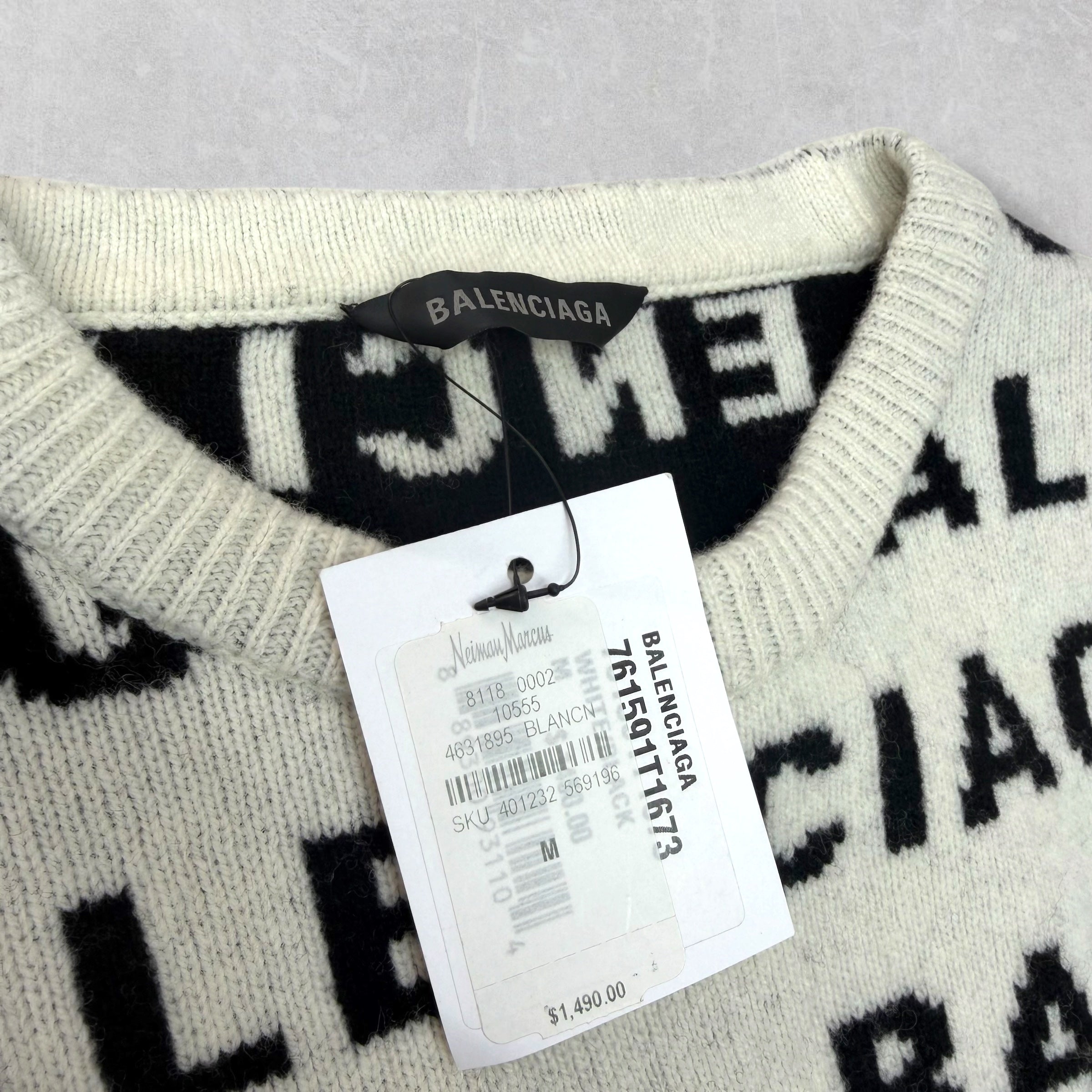Balenciaga Jacquard Sweater M