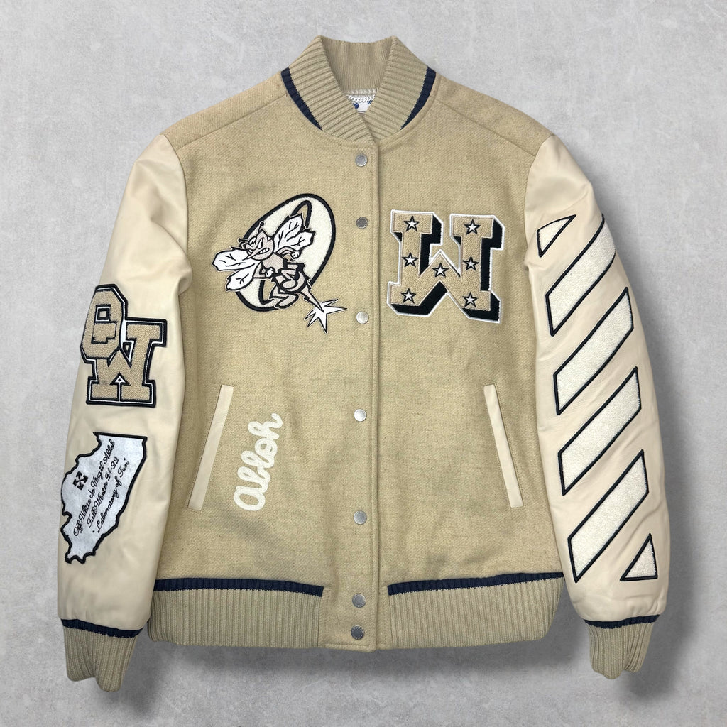 Off-White Varsity Bomber Jacket 38 (M)