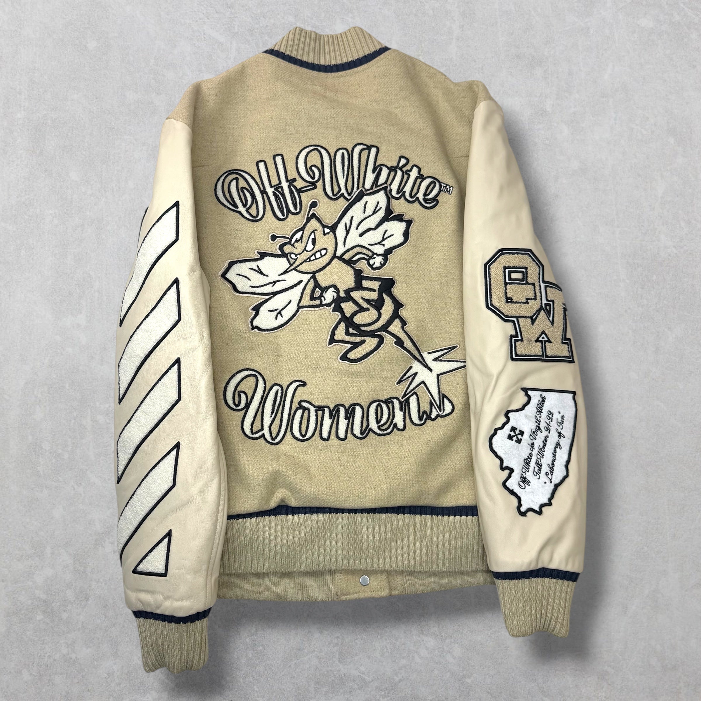 Off-White Varsity Bomber Jacket 38 (M)