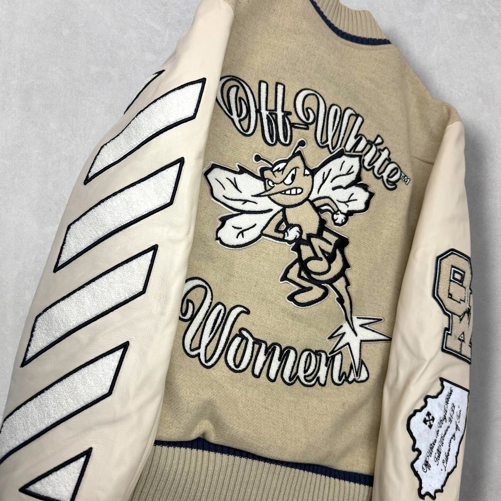 Off-White Varsity Bomber Jacket 38 (M)
