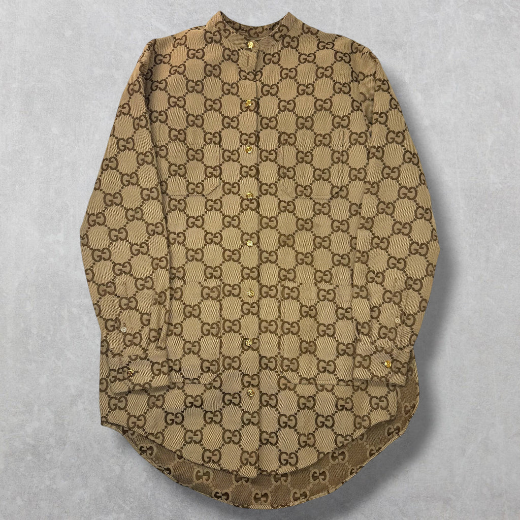 Gucci Maxi GG Canvas Shirt 40 (M)