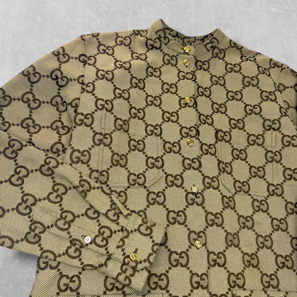 Gucci Maxi GG Canvas Shirt 40 (M)