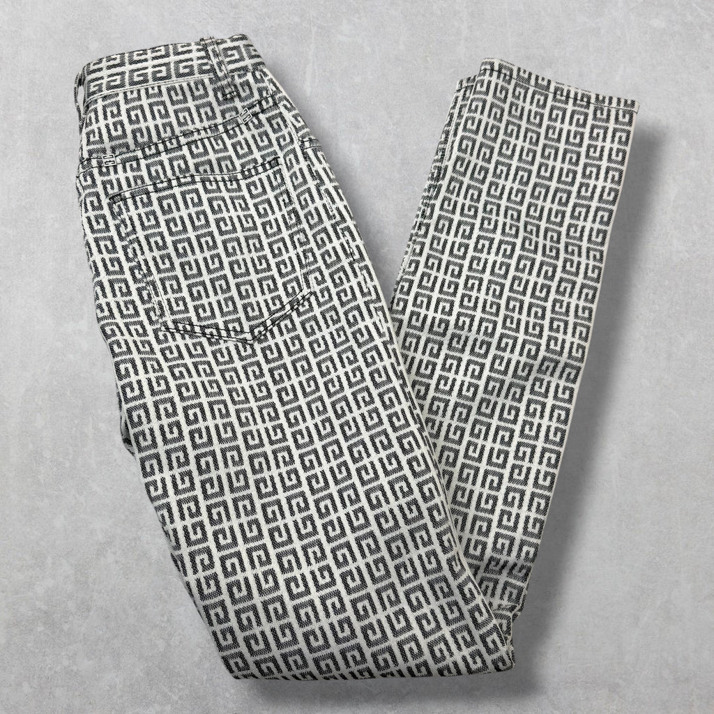 Givenchy 4G Jacquard Denim Effect Pants 2 (26)