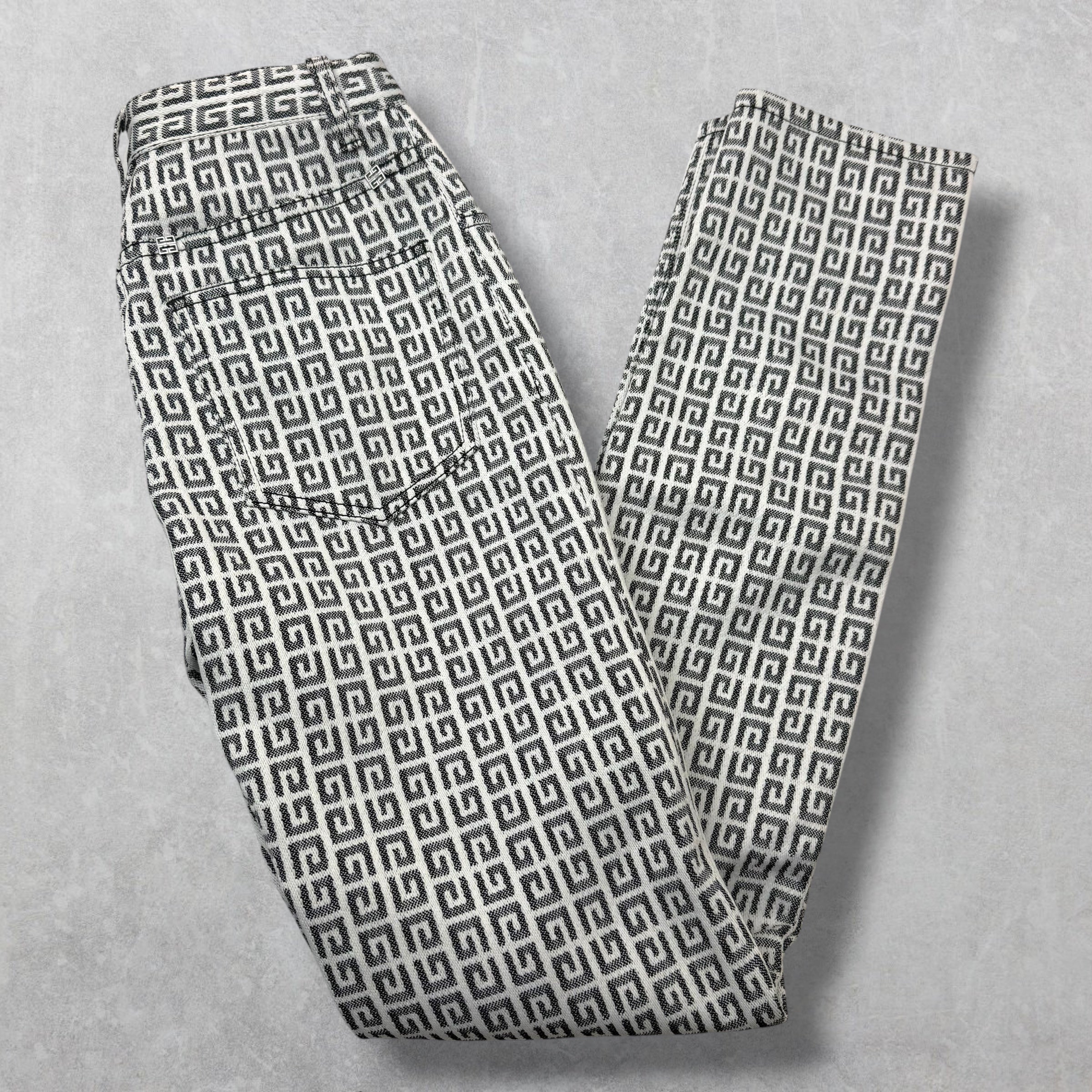 Givenchy 4G Jacquard Denim Effect Pants 2 (26)