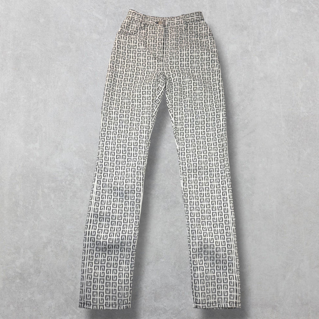 Givenchy 4G Jacquard Denim Effect Pants 2 (26)