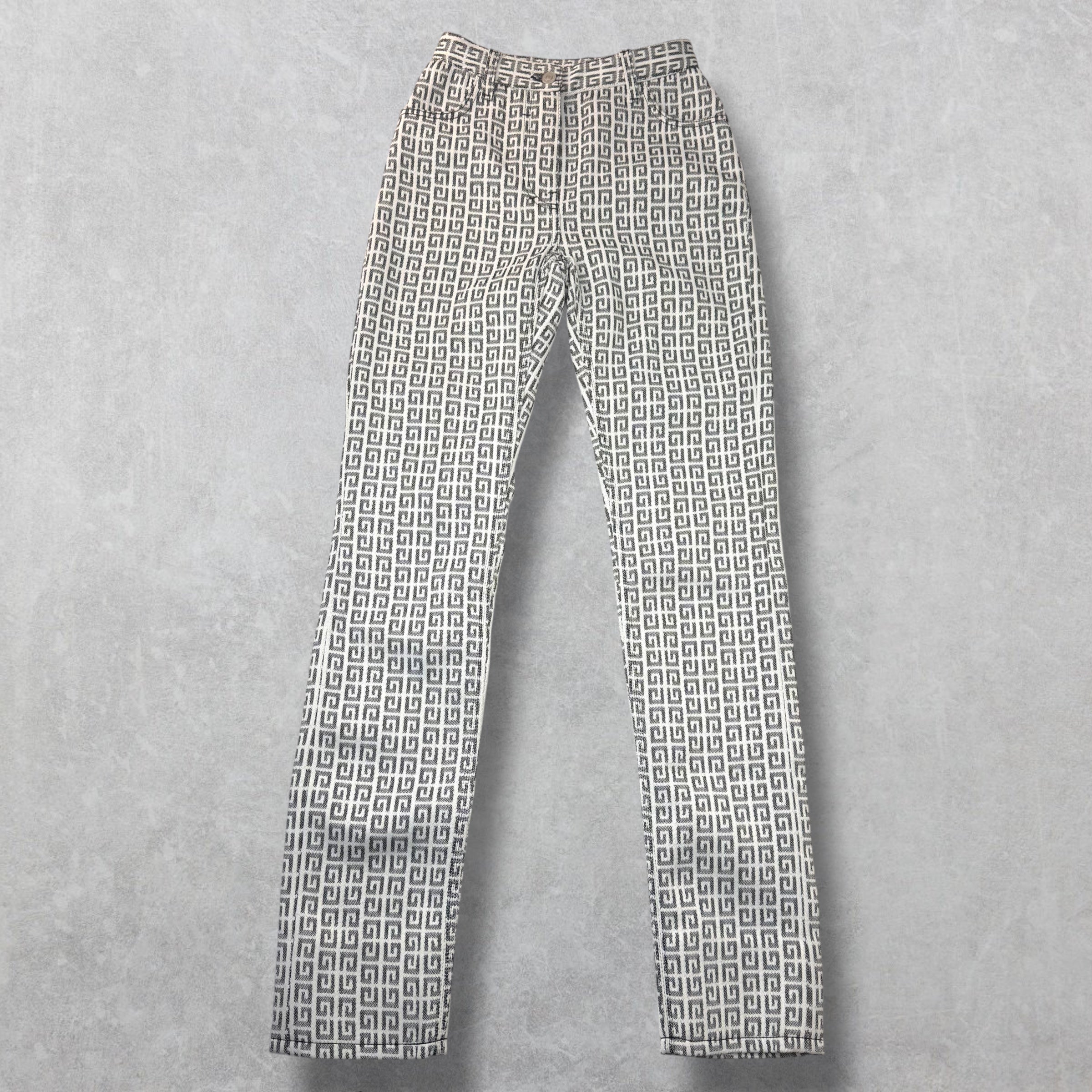 Givenchy 4G Jacquard Denim Effect Pants 2 (26)