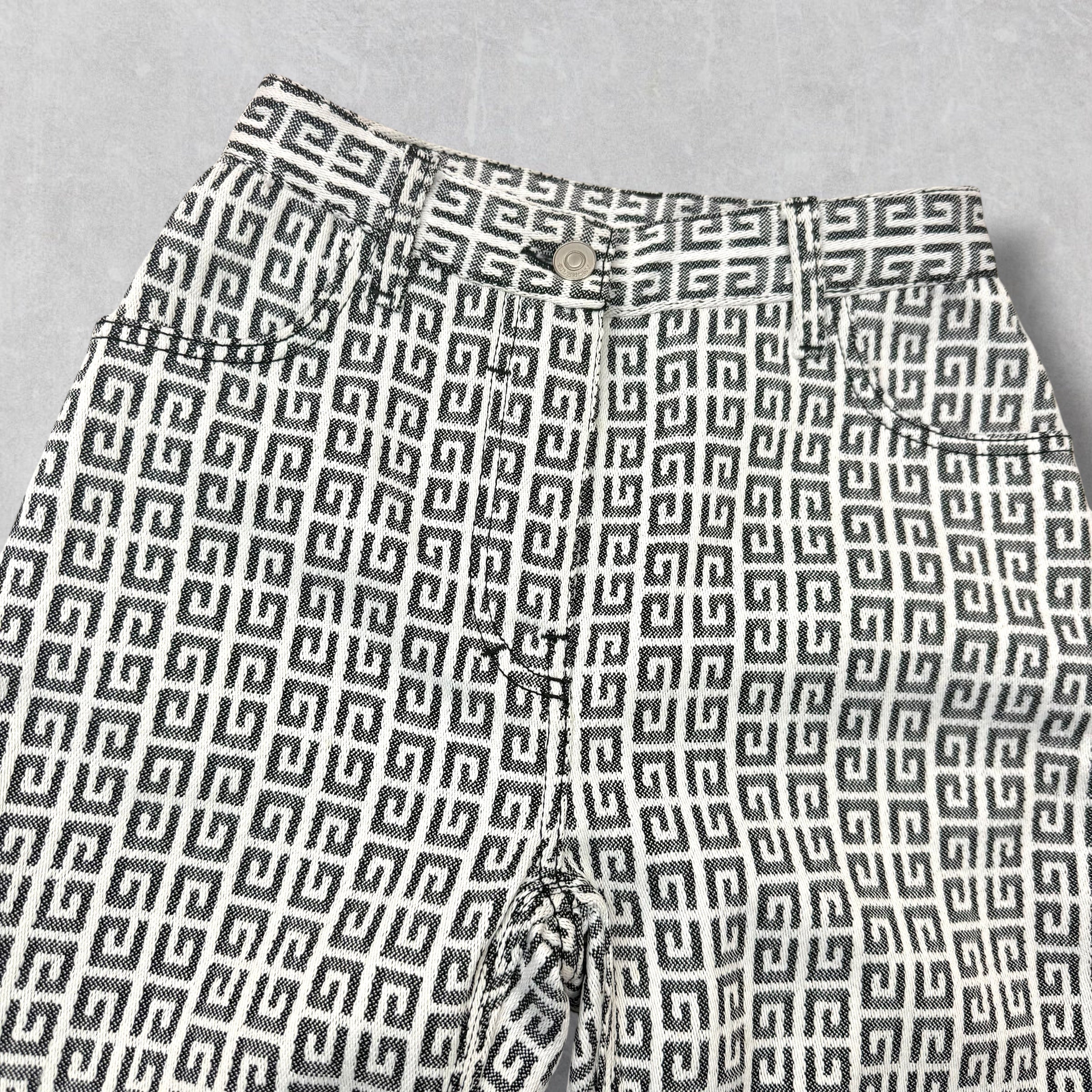 Givenchy 4G Jacquard Denim Effect Pants 2 (26)