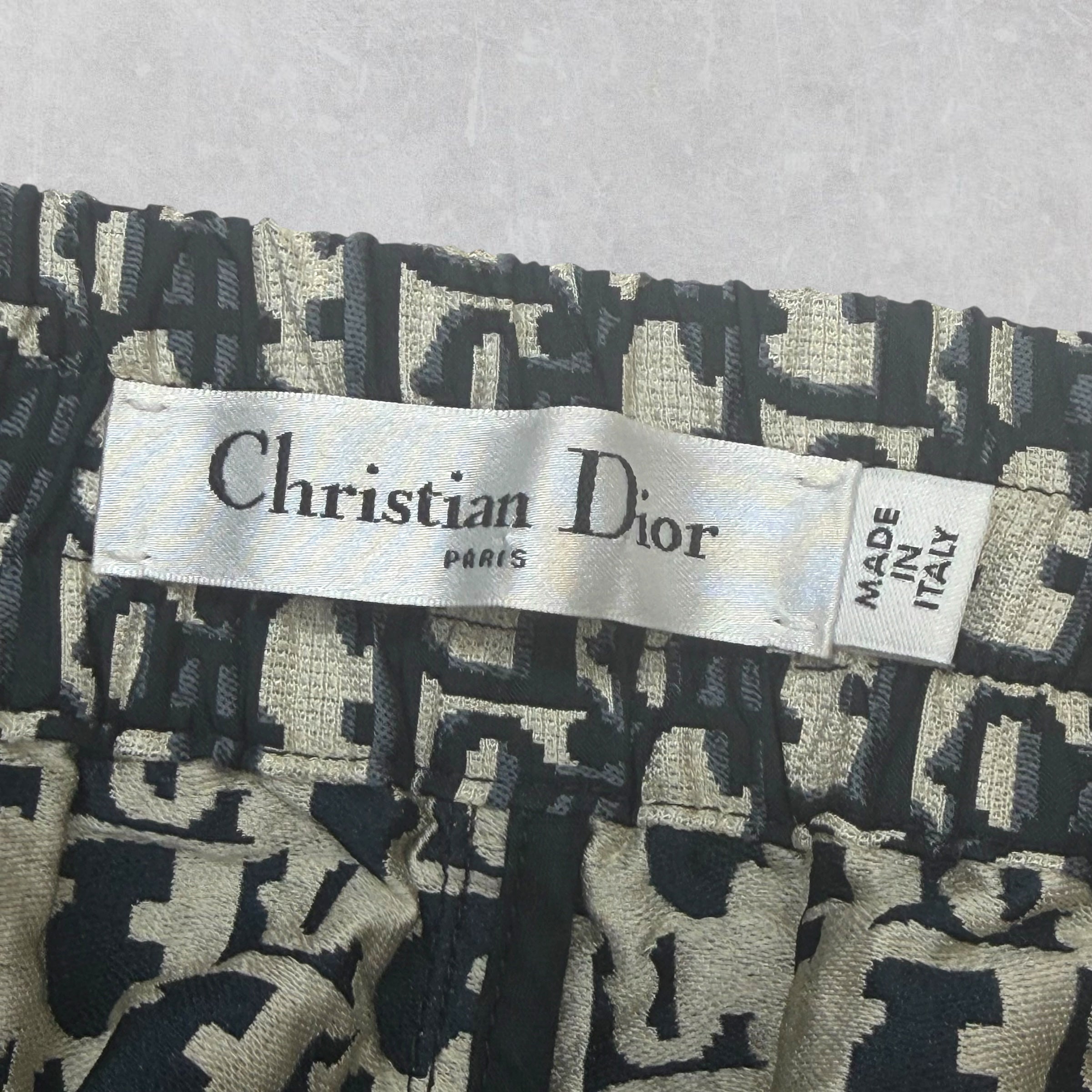 Dior Oblique Technical Taffeta Jacquard Shorts 6