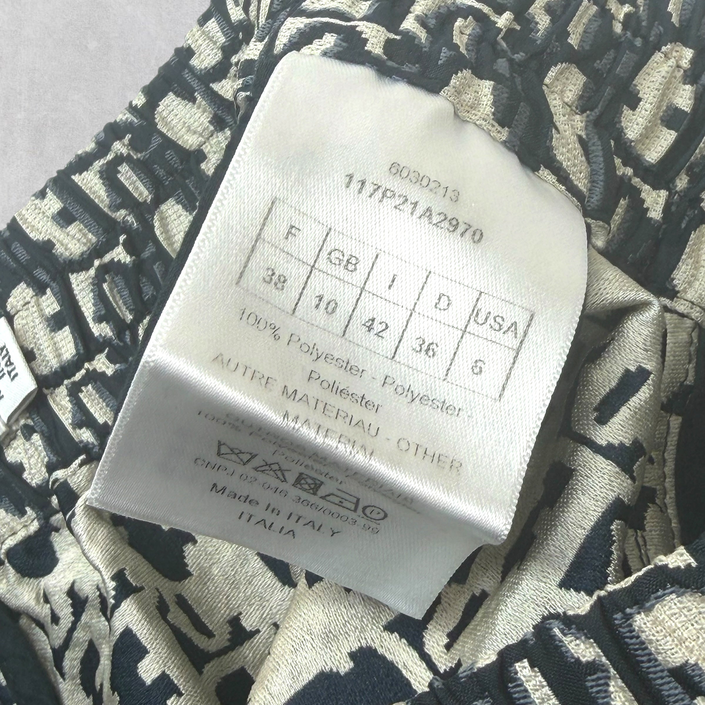 Dior Oblique Technical Taffeta Jacquard Shorts 6