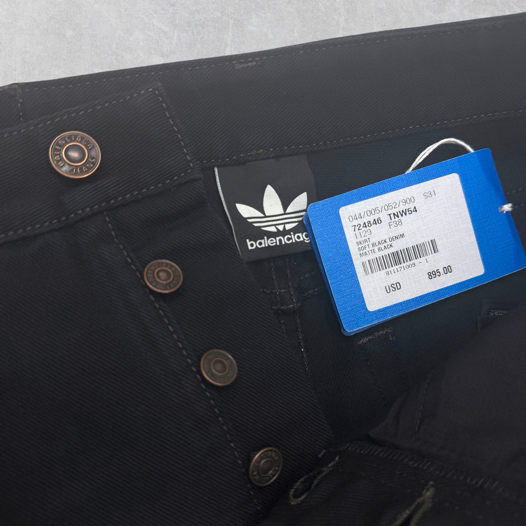 Balenciaga x Adidas Denim Skirt 6