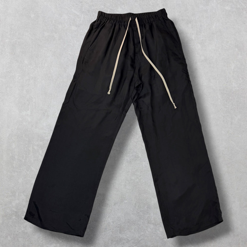 Rick Ownes Black Drawstring Trousers 6