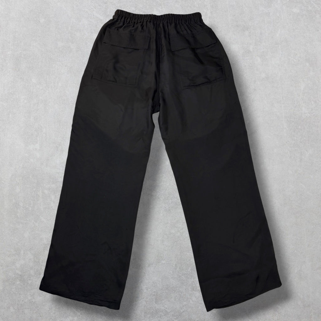 Rick Ownes Black Drawstring Trousers 6