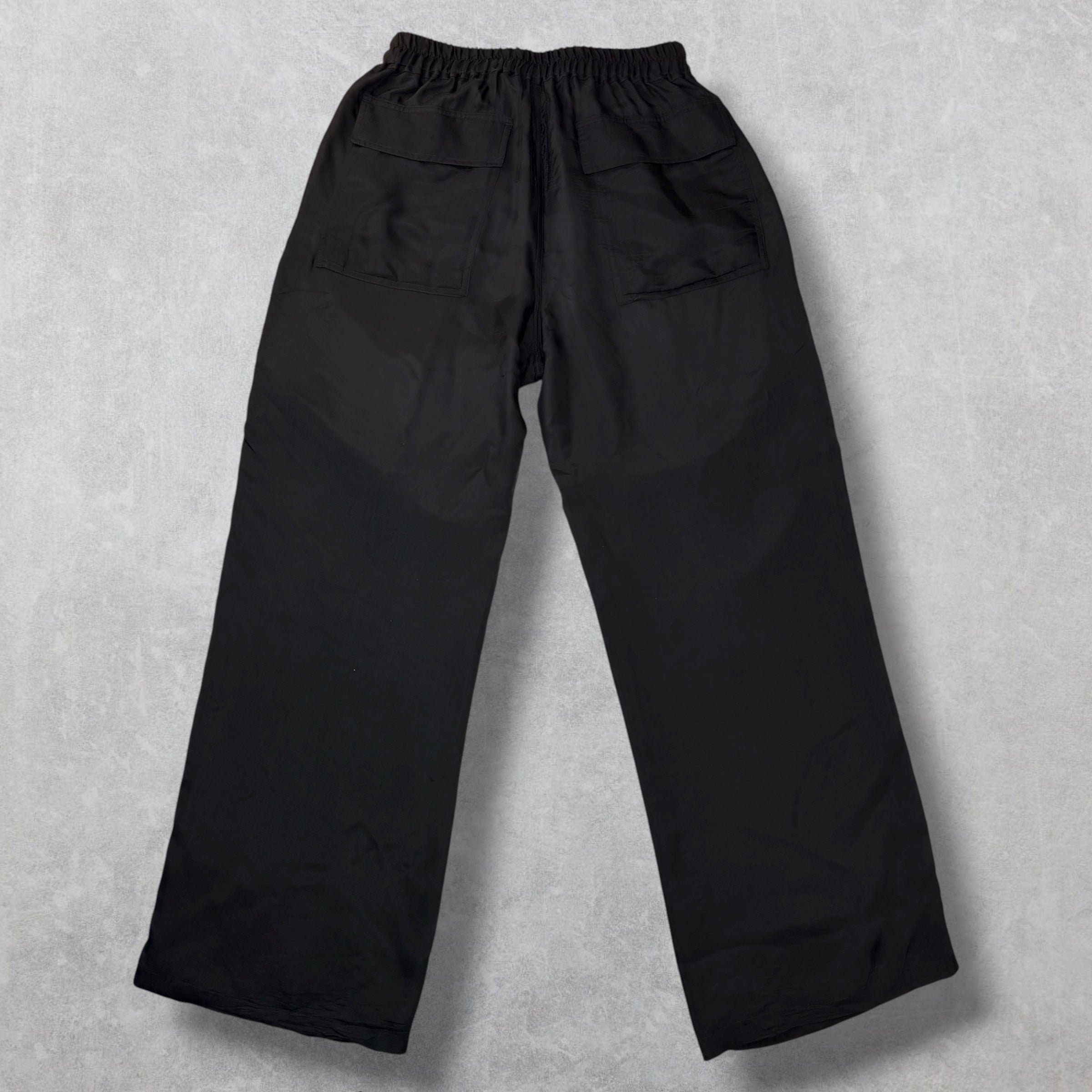 Rick Ownes Black Drawstring Trousers 6