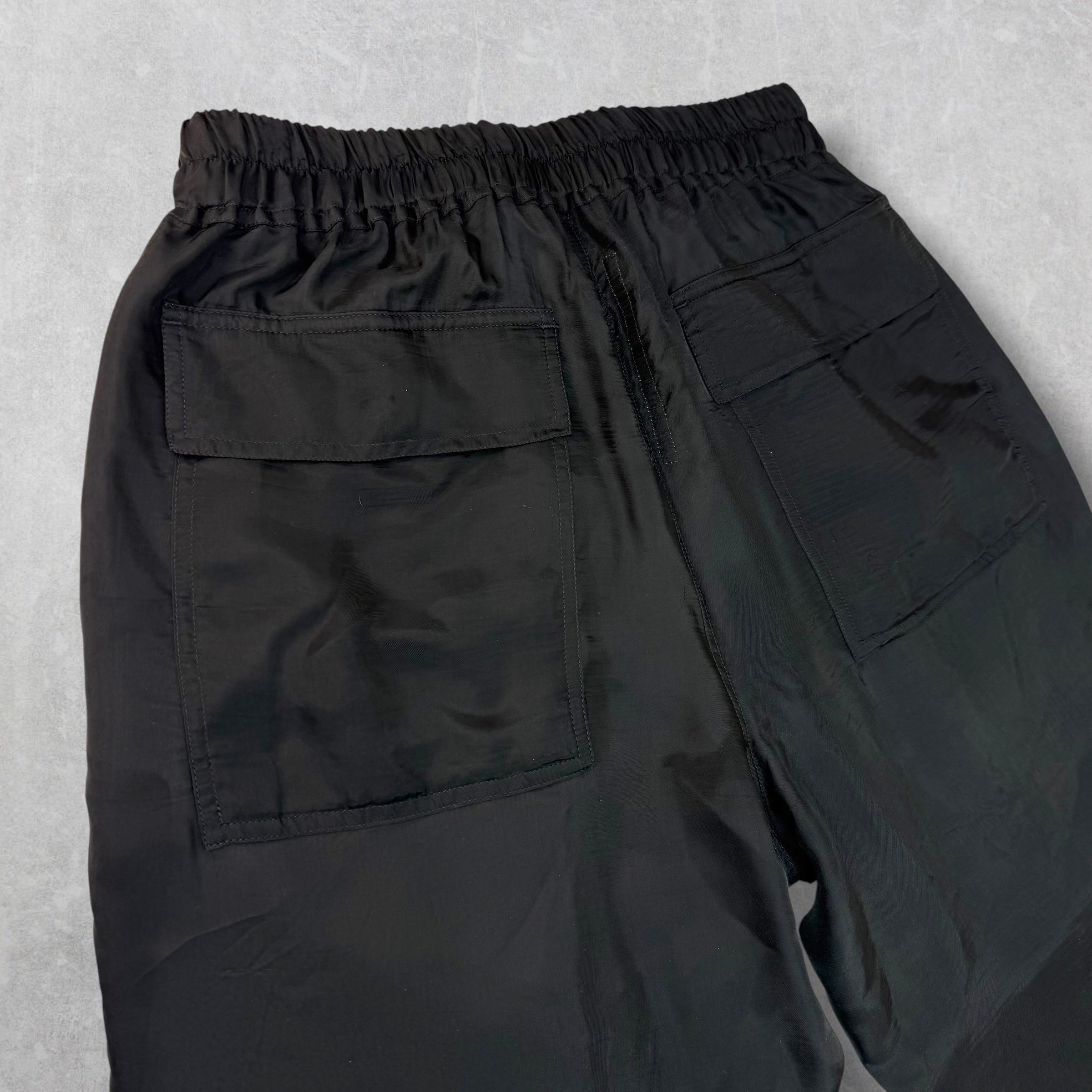 Rick Ownes Black Drawstring Trousers 6