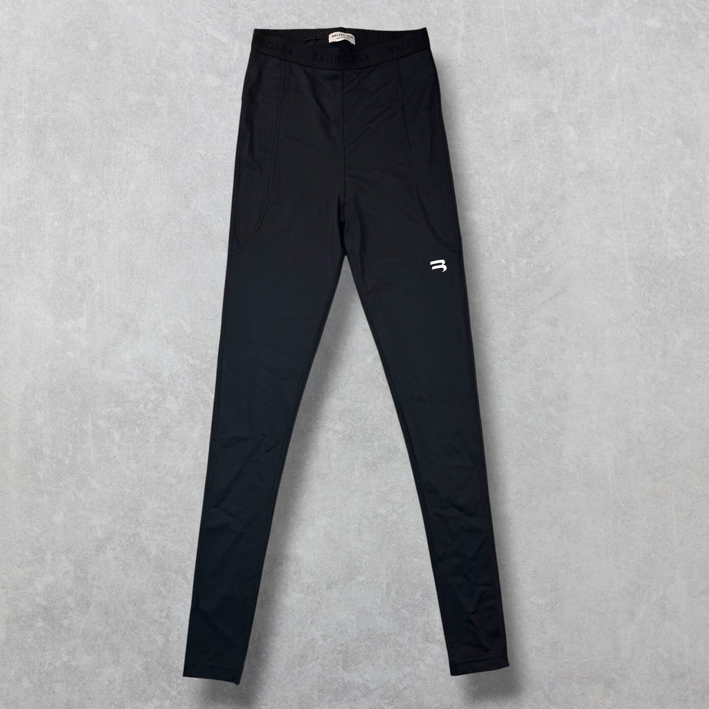 Balenciaga Sports Tech Logo Leggings XS