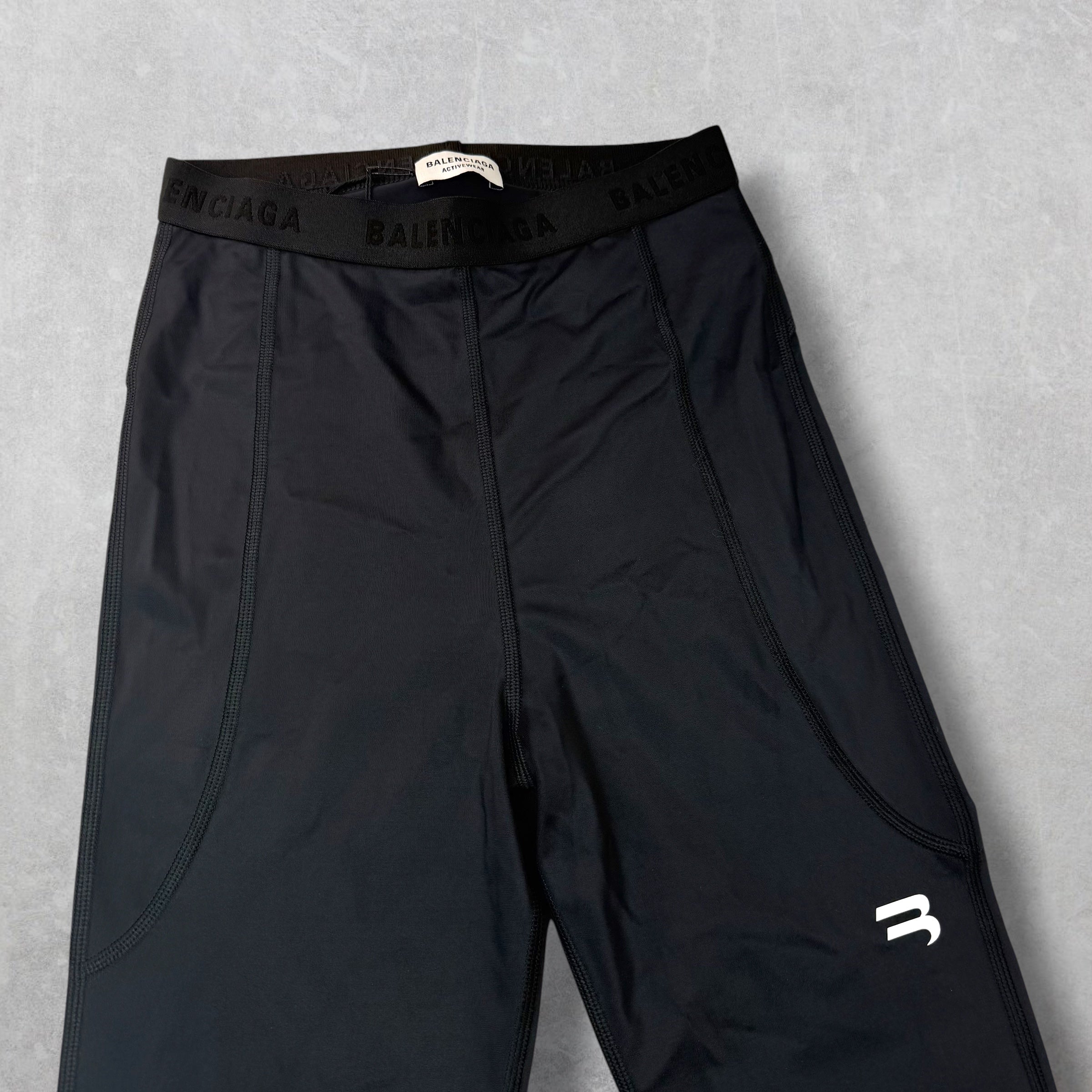 Balenciaga Sports Tech Logo Leggings XS