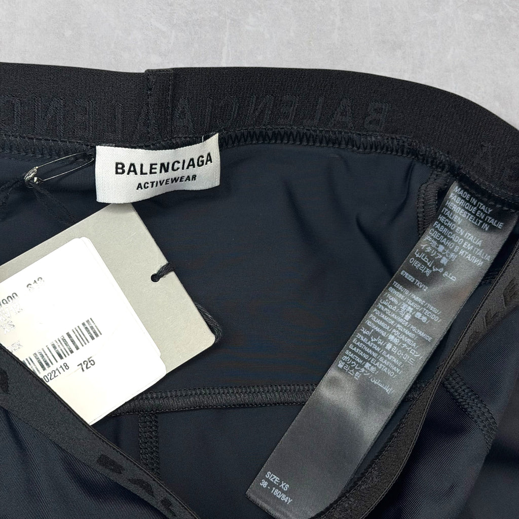 Balenciaga Sports Tech Logo Leggings XS