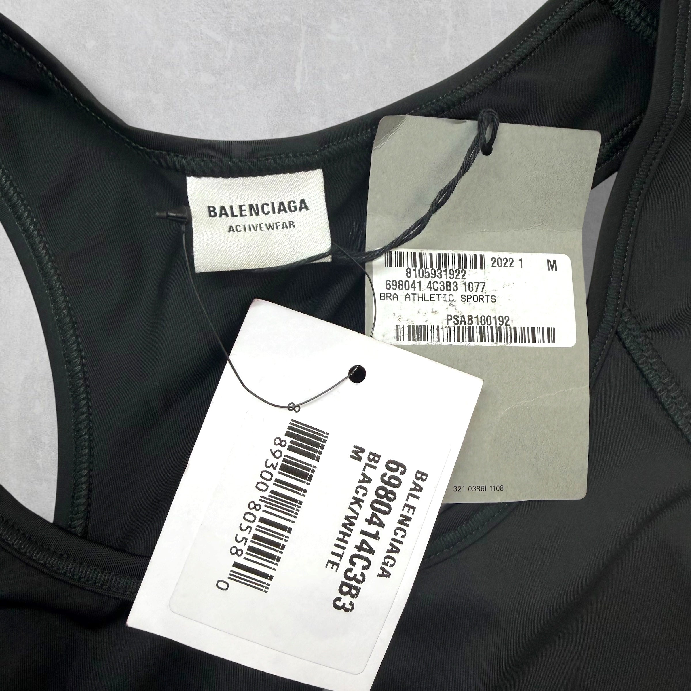 Balenciaga Athletic Sports Bra M