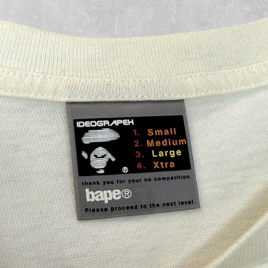 2004 Bape x Star Trak Green Camo Logo Tee L
