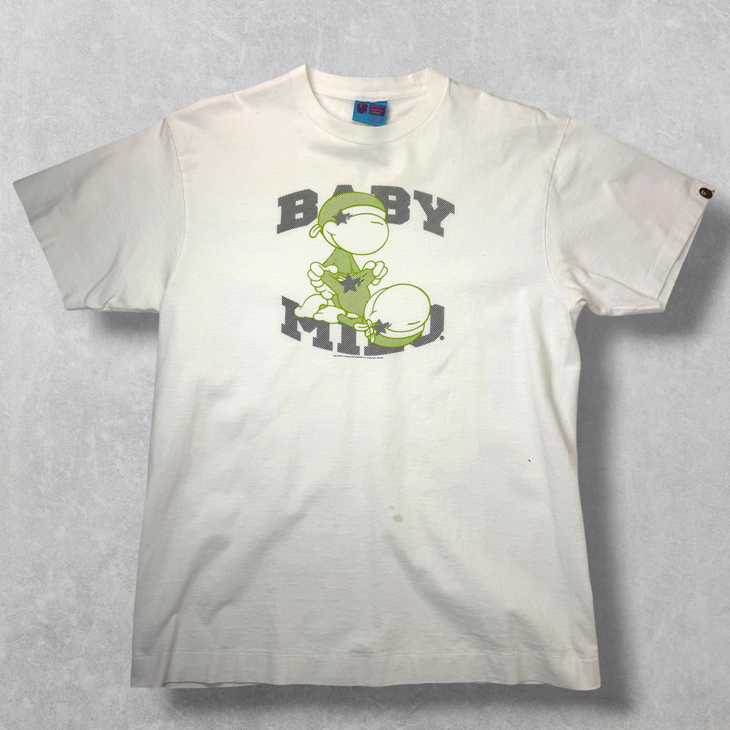 Bape Green Baby Milo Sex Tee L