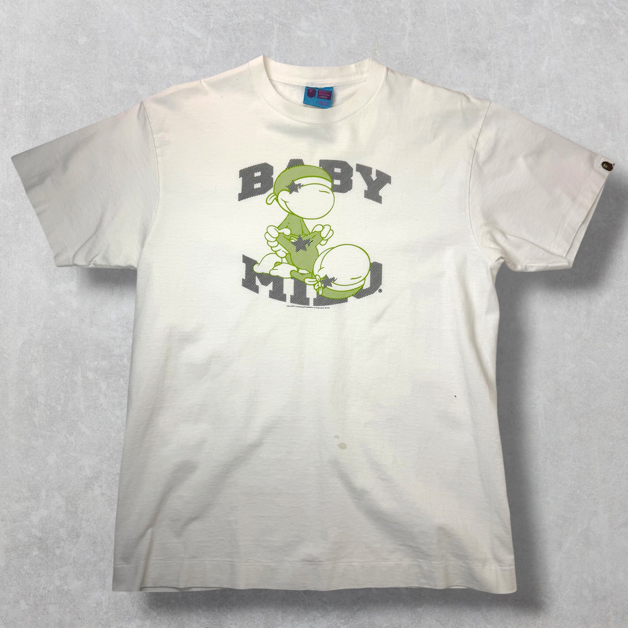 Bape Green Baby Milo Sex Tee L