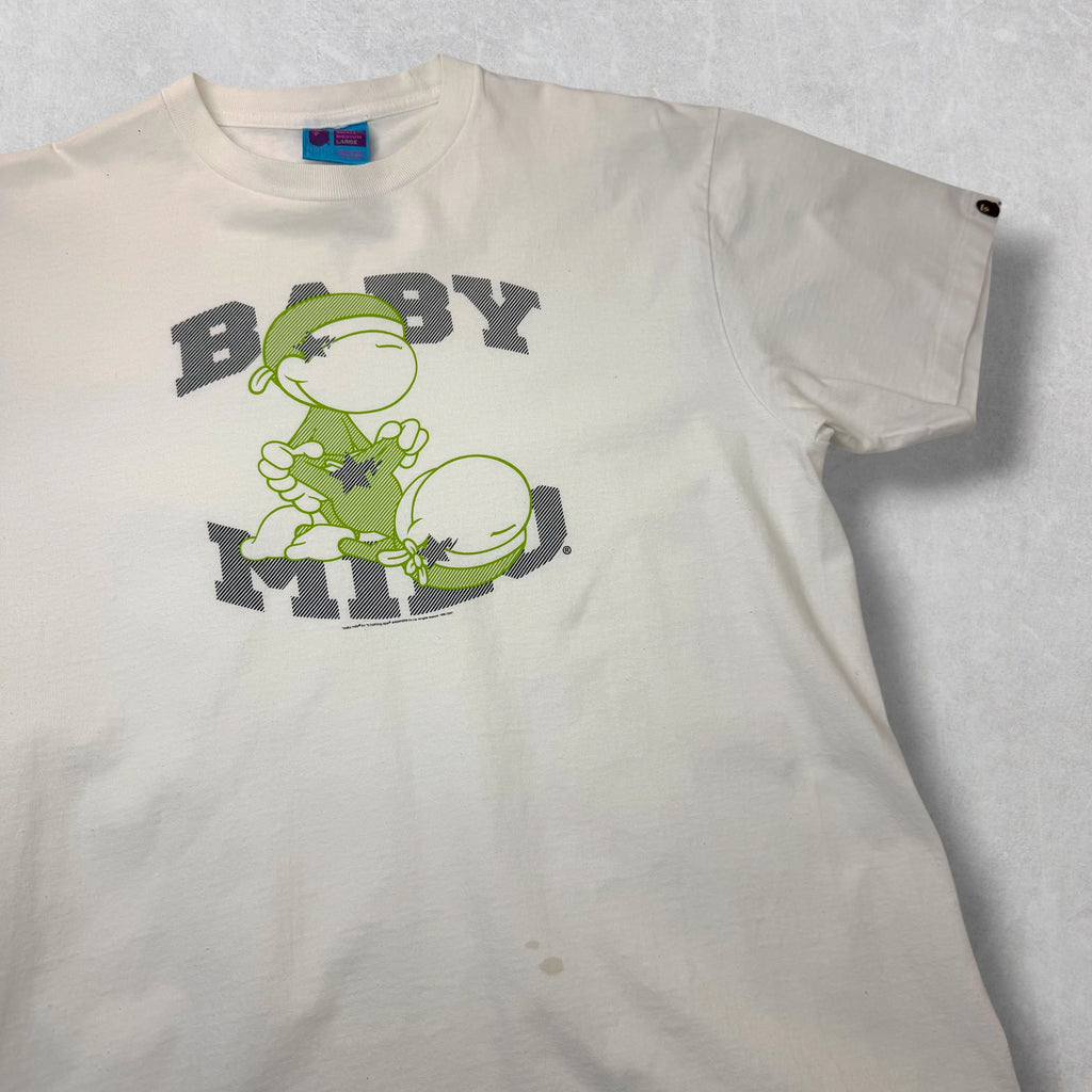 Bape Green Baby Milo Sex Tee L
