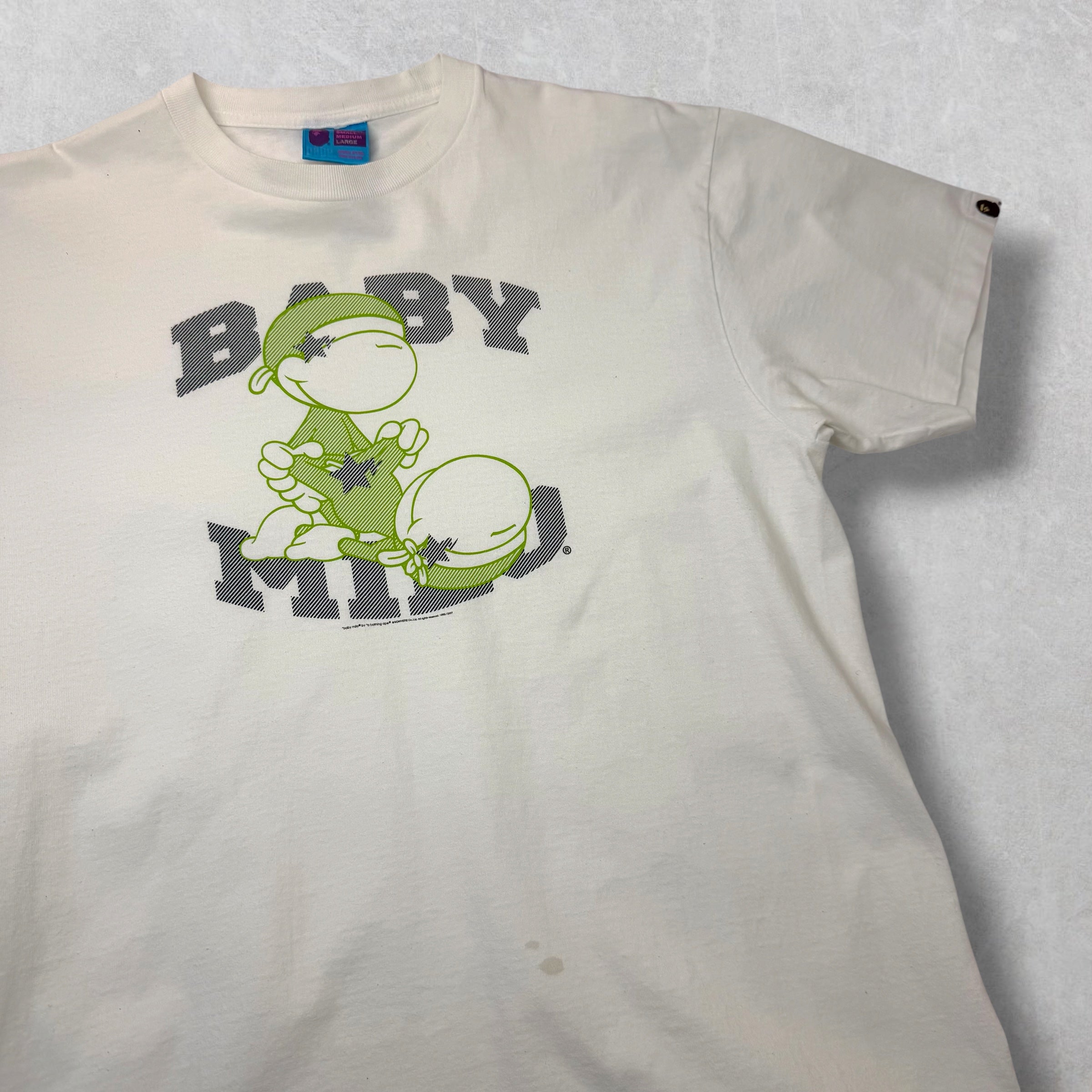 Bape Green Baby Milo Sex Tee L