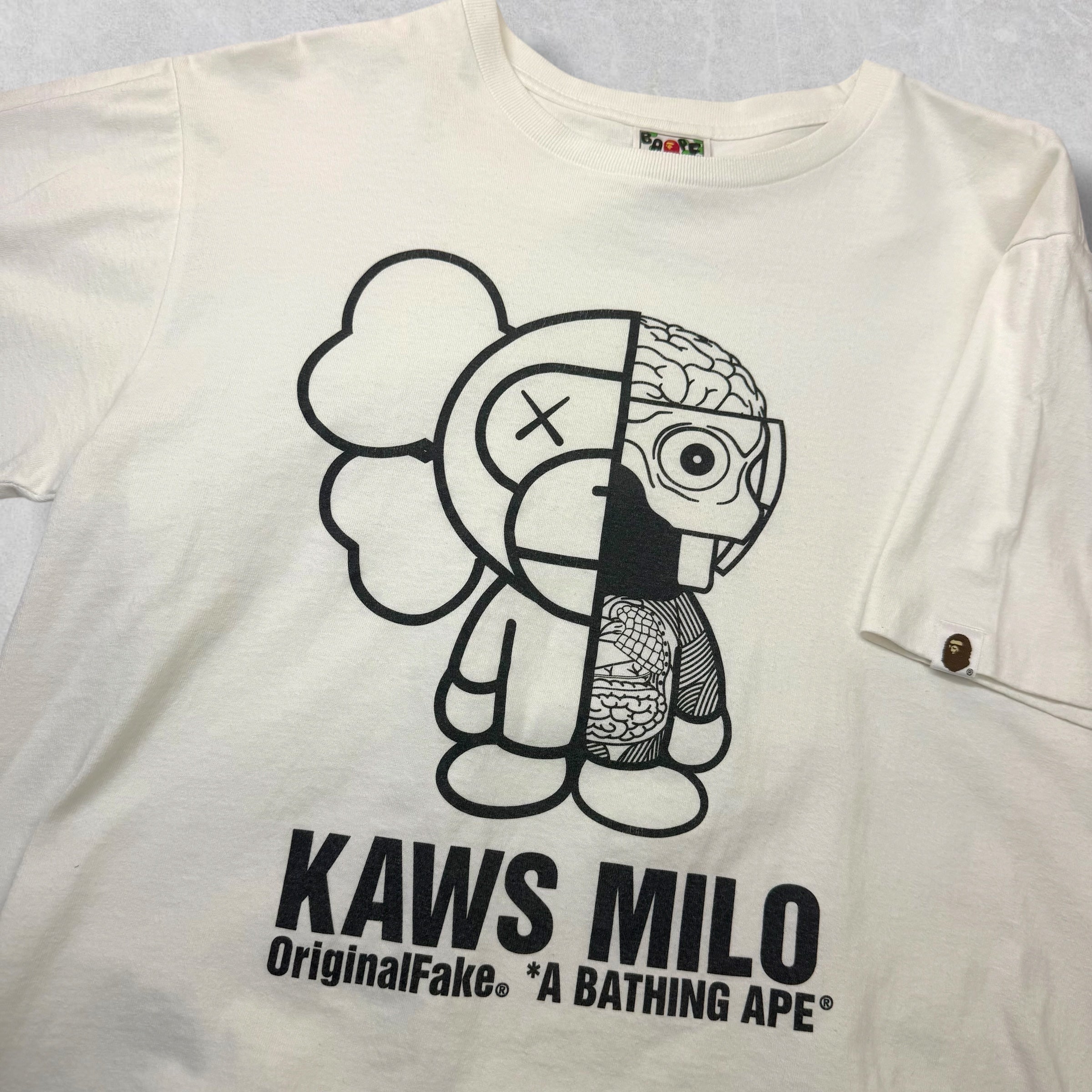 Bape x Kaws Dissected Baby Milo Tee L