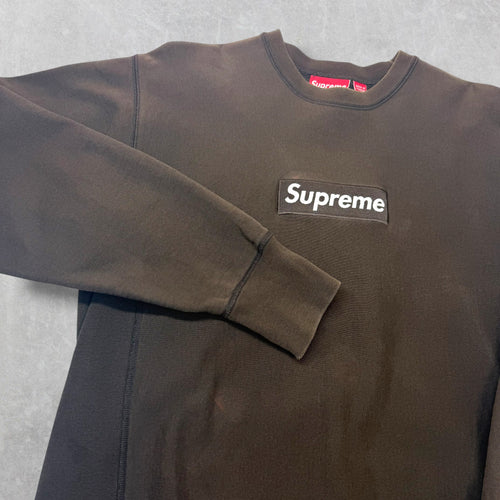 2003 Supreme Brown Box Logo Crewneck L