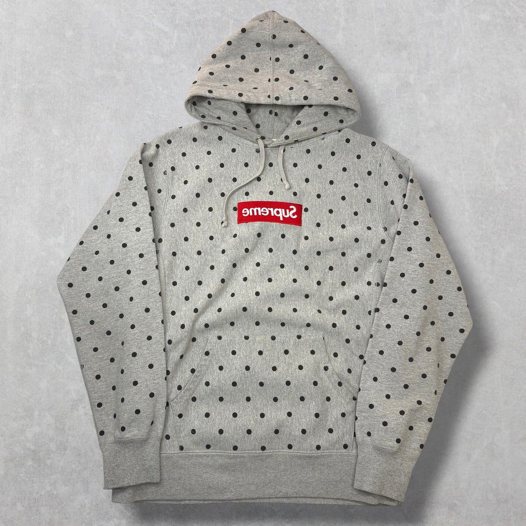 Supreme x CDG Shirt Polka Dot Box Logo Hoodie L