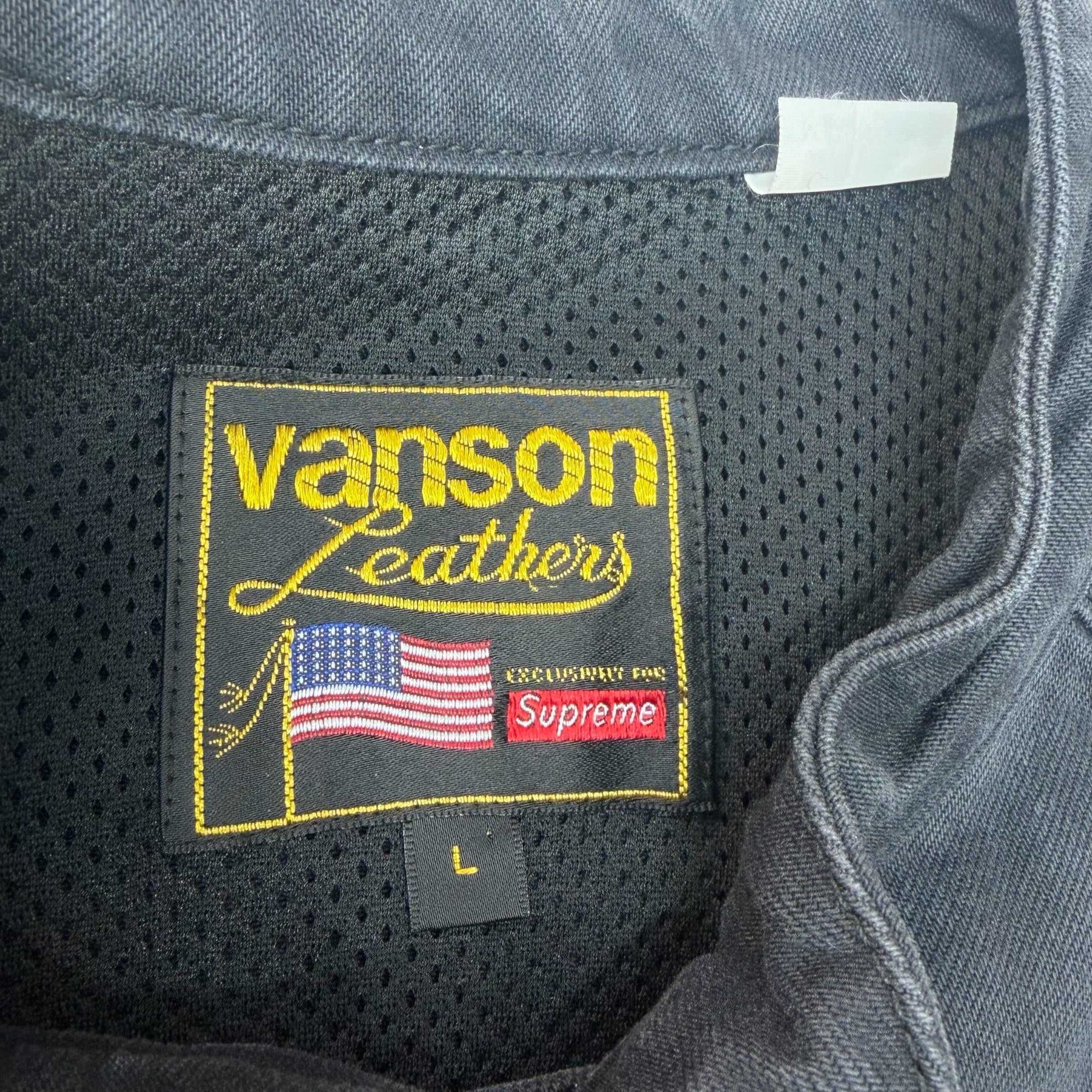 Supreme x Vanson Cordura Denim Jacket L