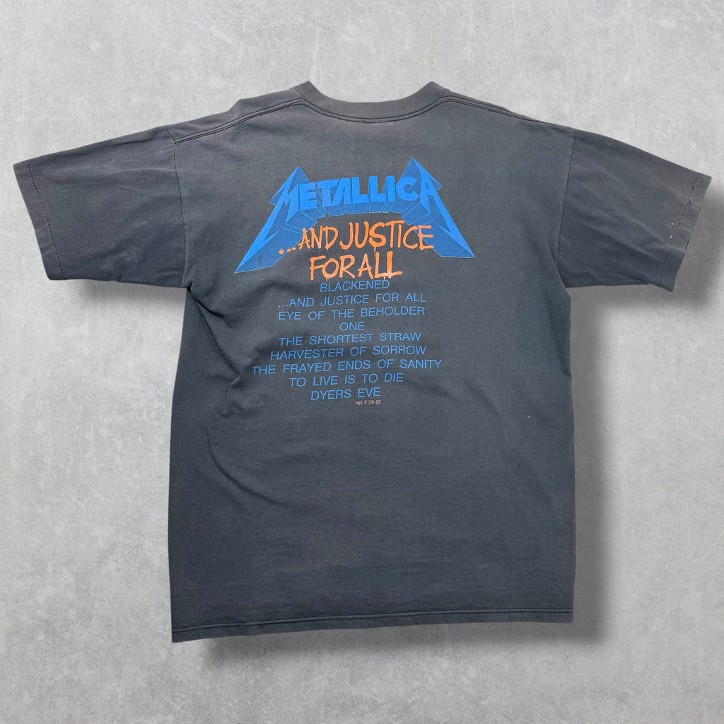Vintage Metallica Damaged Justice Pushead Tee XL