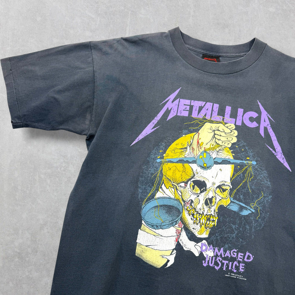 Vintage Metallica Damaged Justice Pushead Tee XL