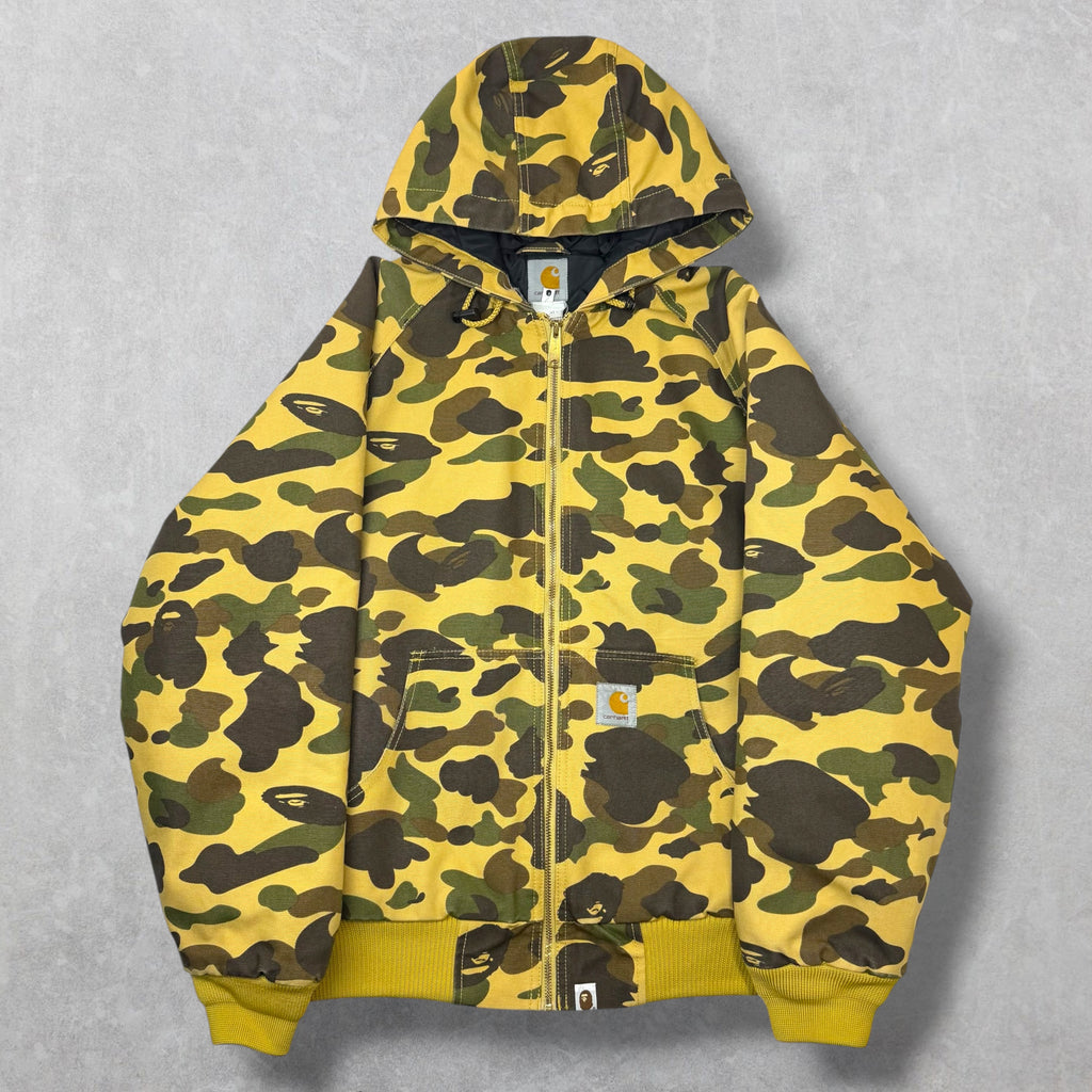 Bape x Carhartt 1st Yellow Camo Jacket L