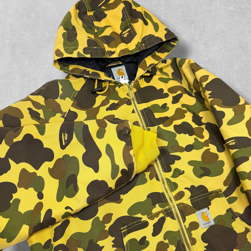 Bape x Carhartt 1st Yellow Camo Jacket L