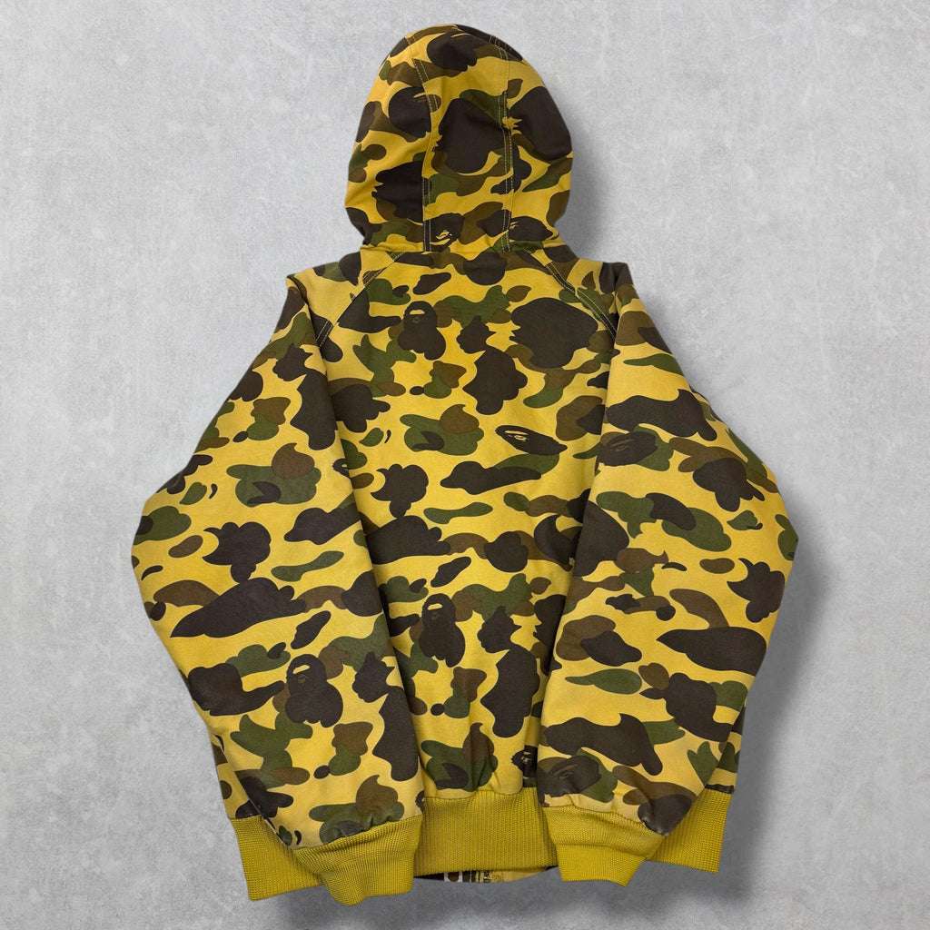 Bape x Carhartt 1st Yellow Camo Jacket L