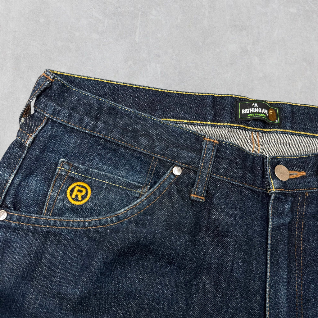 Bape Spell Out Denim L