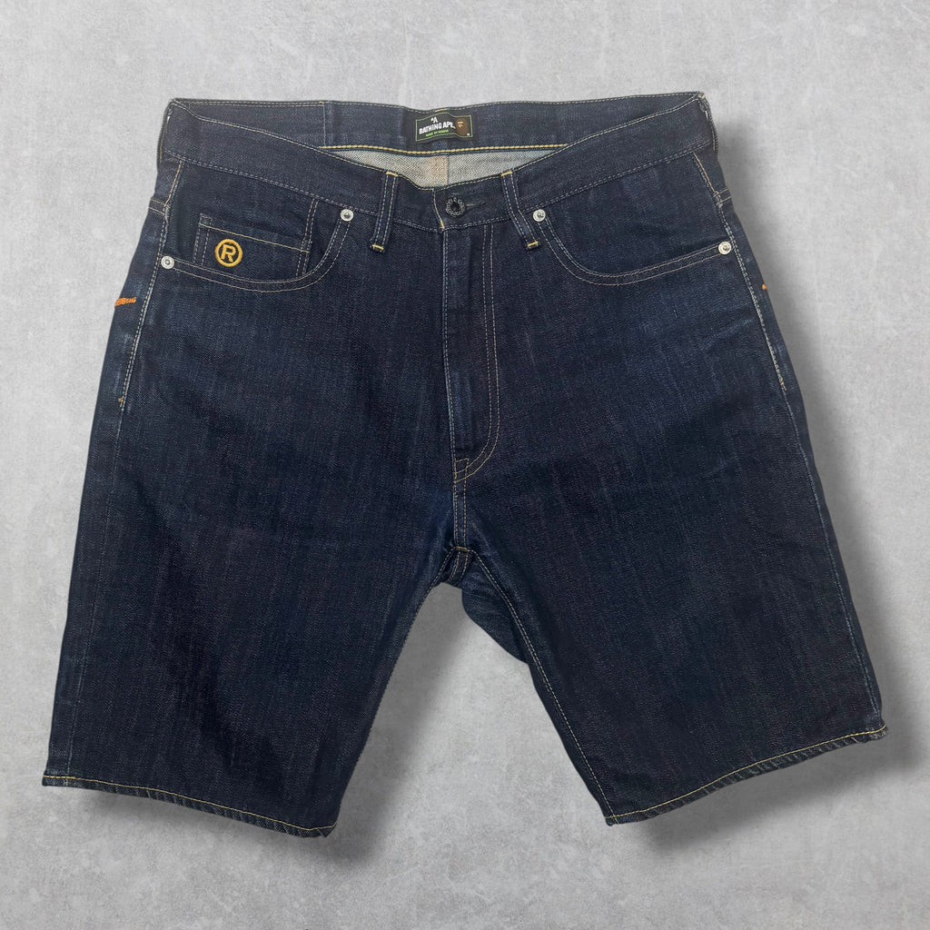 Bape Sta Denim Shorts M