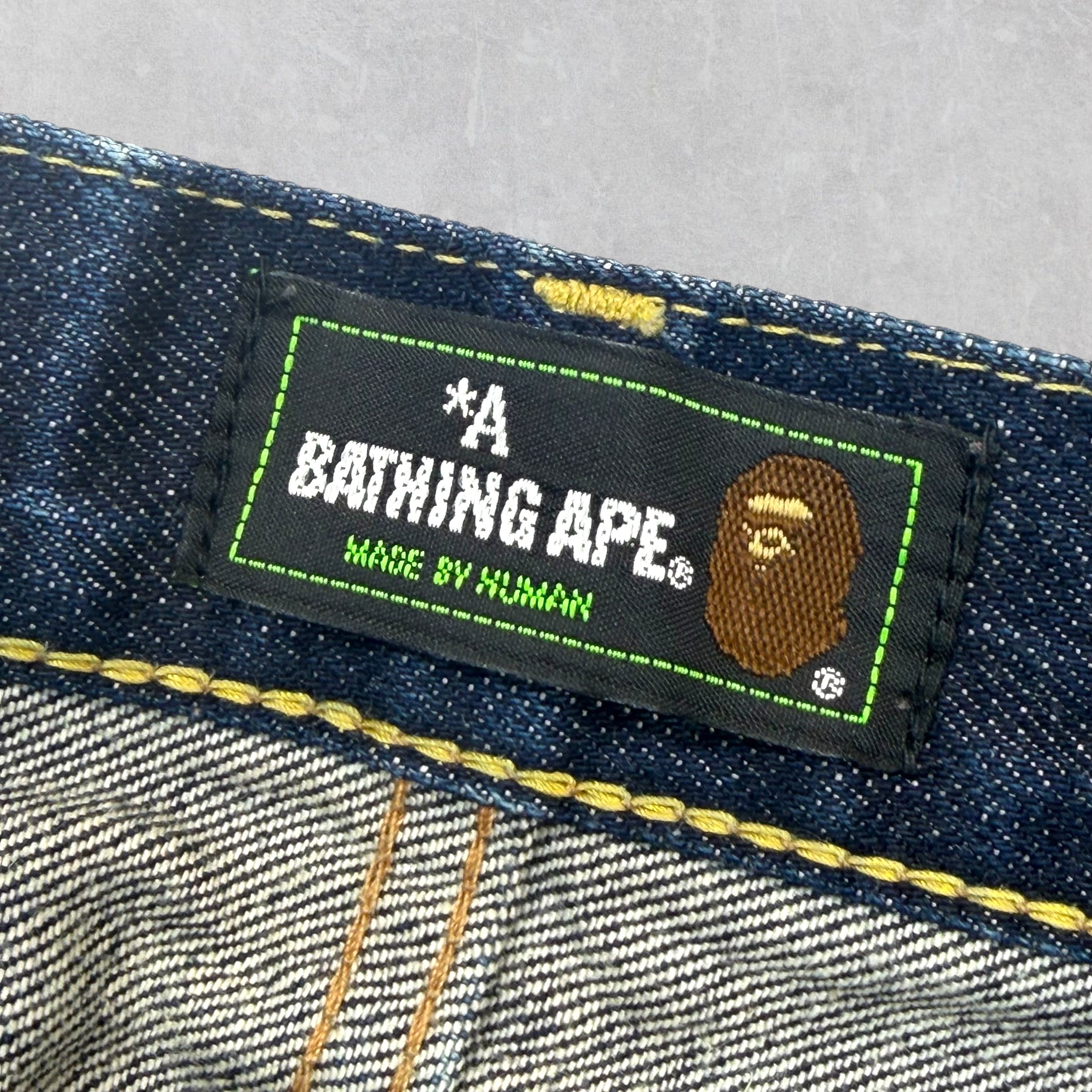 Bape Sta Denim Shorts M