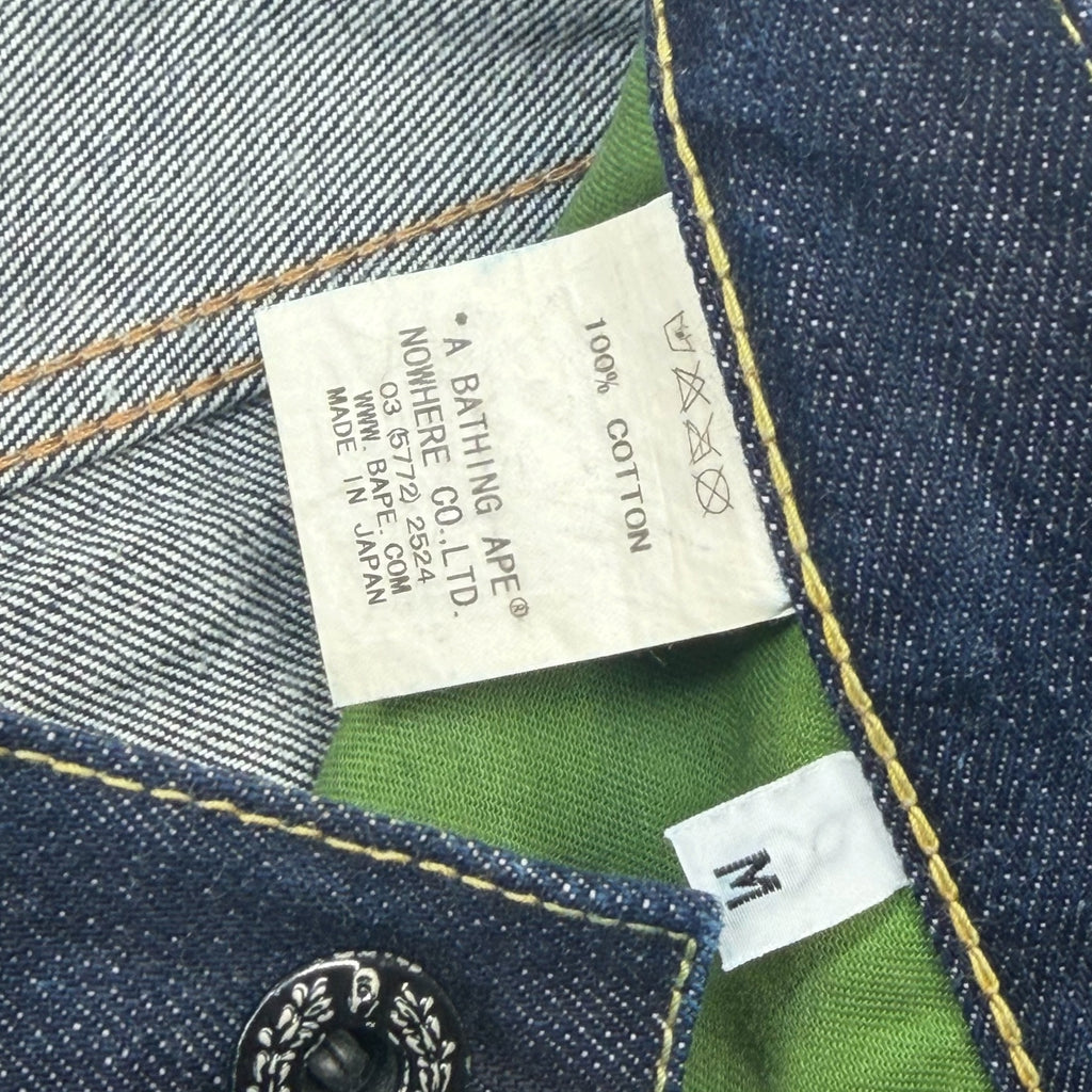 Bape Sta Denim Shorts M