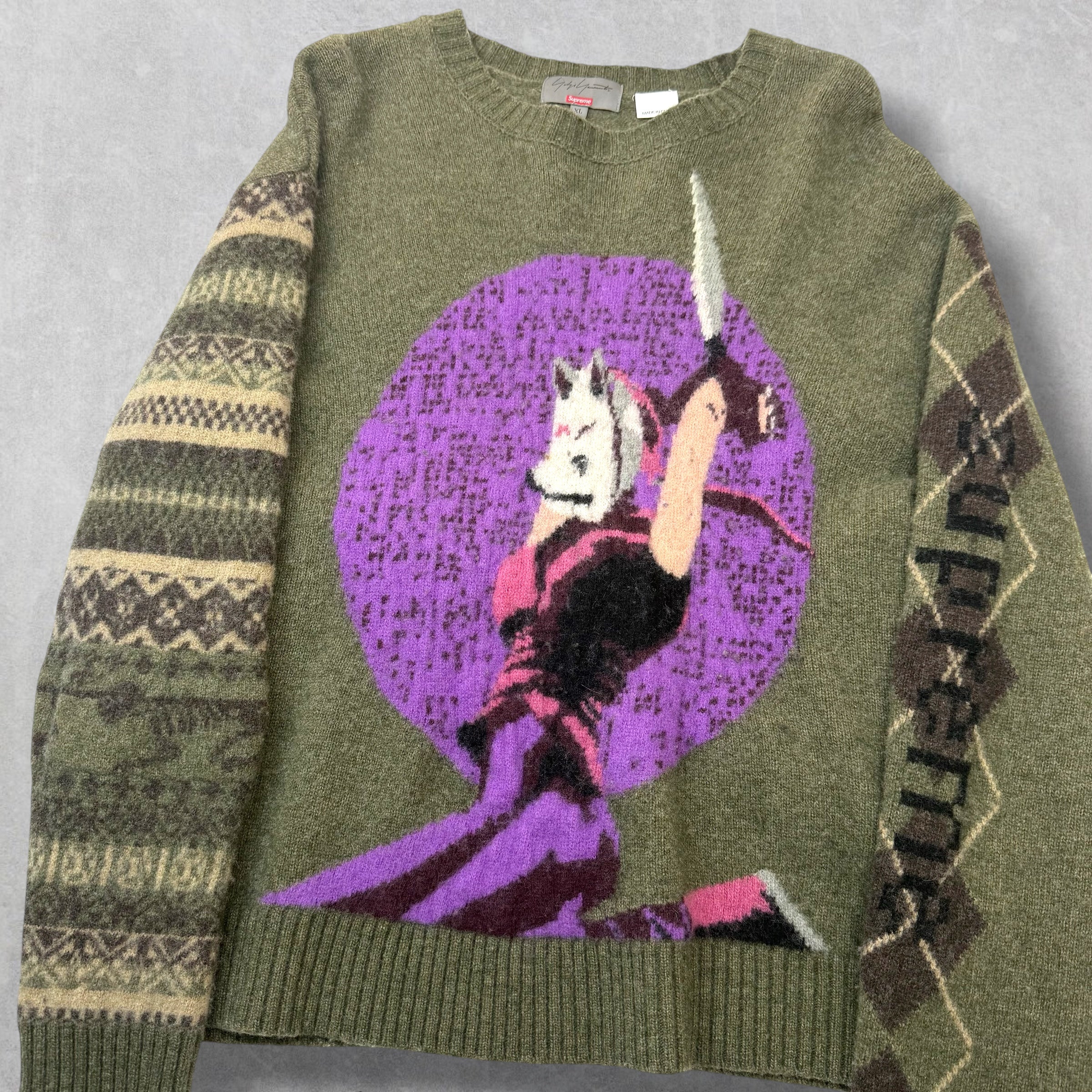 Supreme x Yohji Yamamoto Tekken Knit XL
