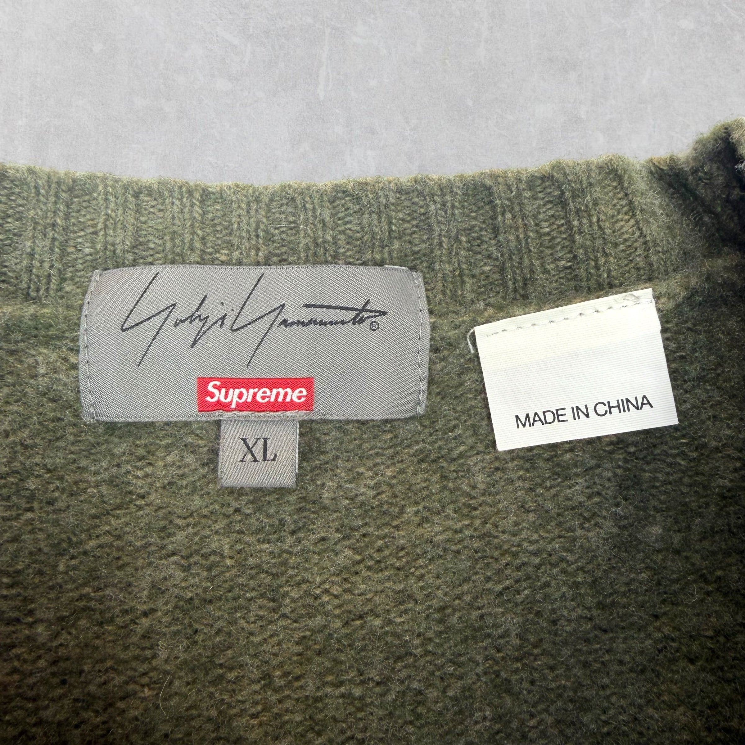 Supreme x Yohji Yamamoto Tekken Knit XL