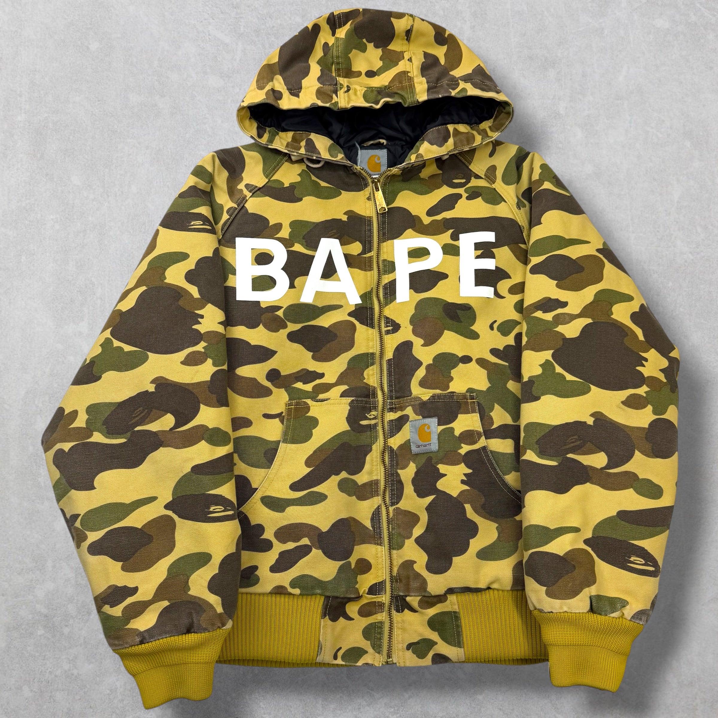 Bape x Carhartt 1st Green Camo Jacket M