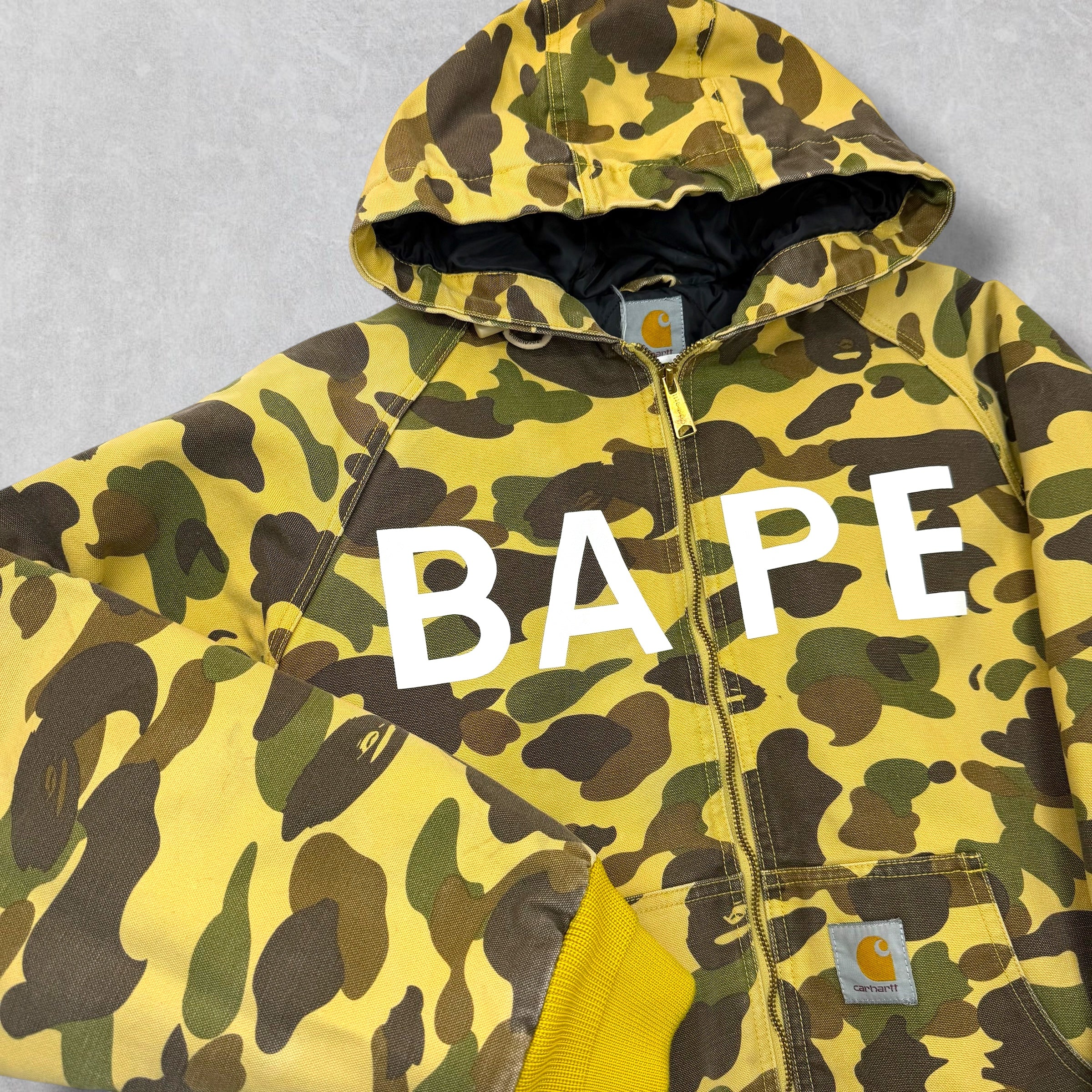 Bape x Carhartt 1st Green Camo Jacket M