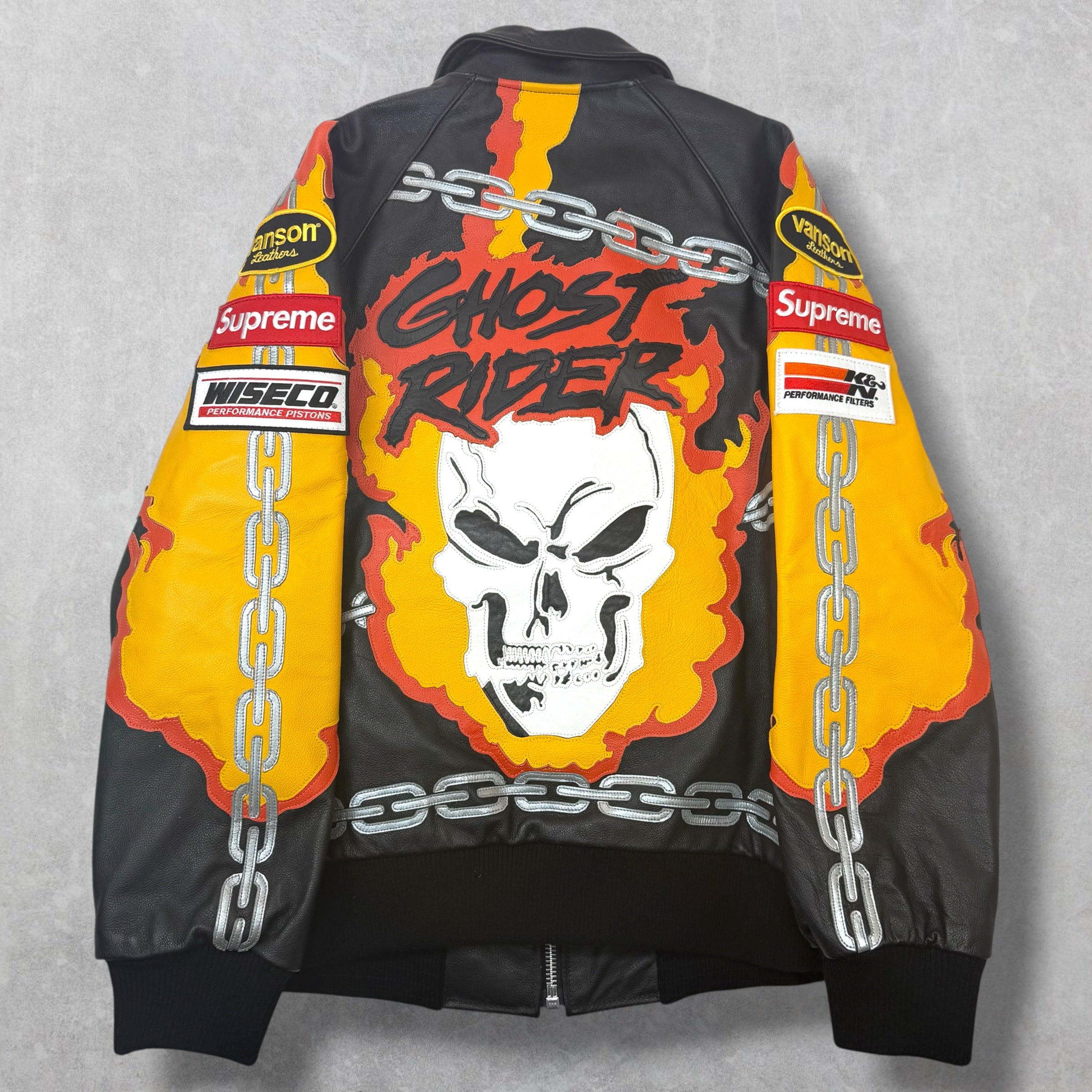 Supreme Vanson Ghost Rider Jacket XL