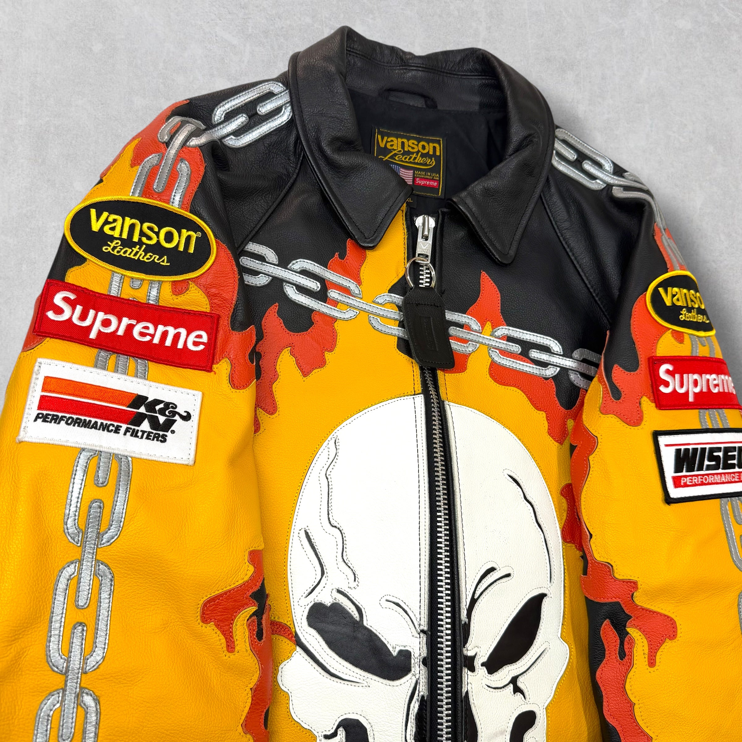 Supreme Vanson Ghost Rider Jacket XL