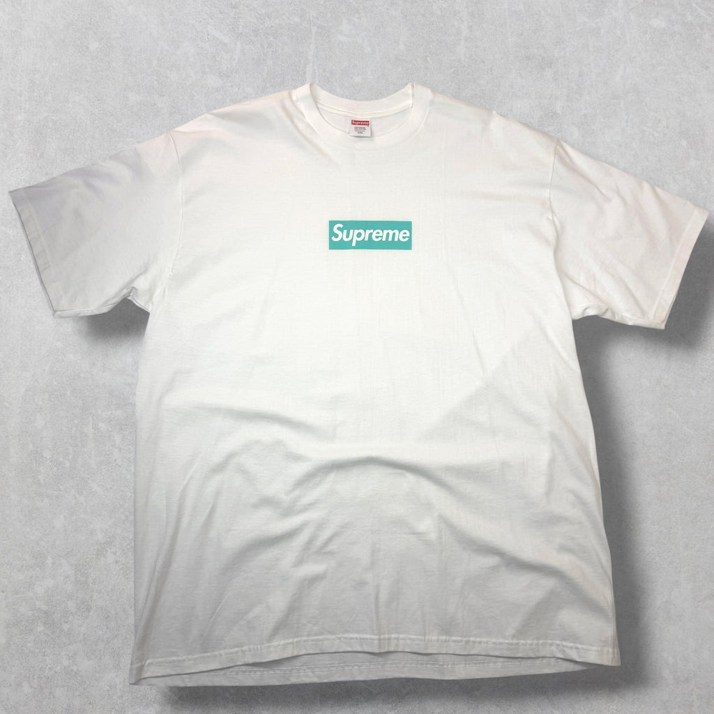 Supreme Tiffany & Co. Box Logo Tee XXL