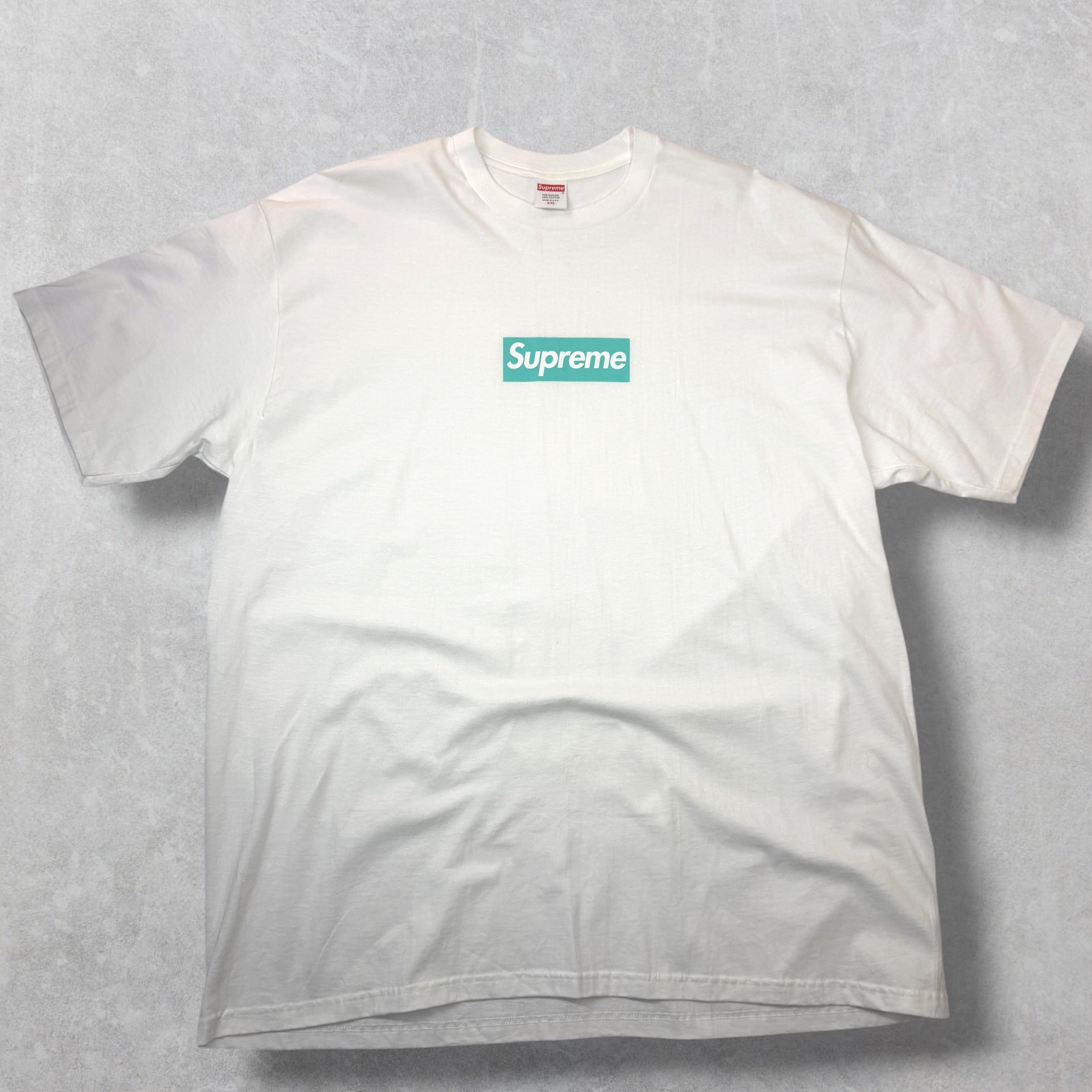 Supreme Tiffany & Co. Box Logo Tee XXL