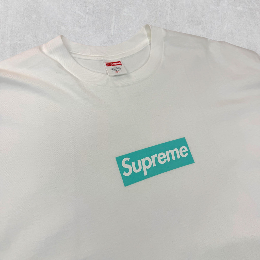 Supreme Tiffany & Co. Box Logo Tee XXL